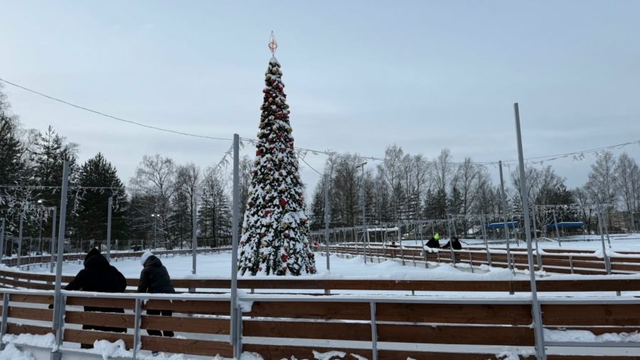 В Пошехонье временно закрыли каток из-за заливки льда