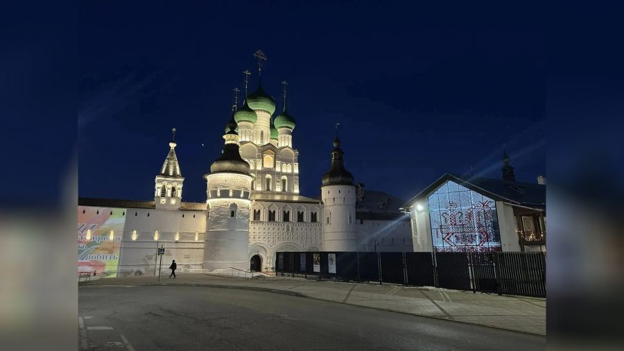 В Ростове Великом началась пусконаладка подсветки музея-заповедника