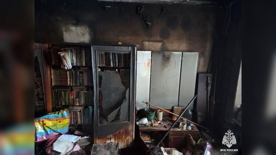 В канун Нового года в Ярославле загорелась квартира