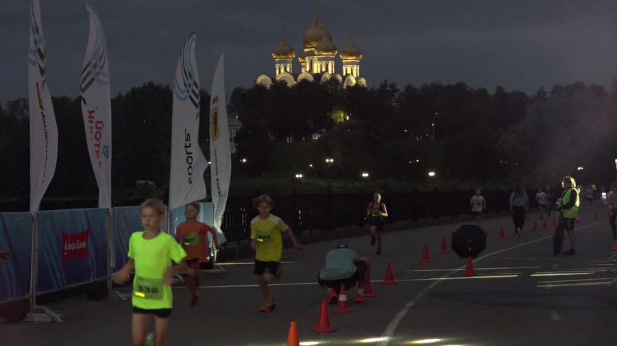 В областном центре прошел ночной забег