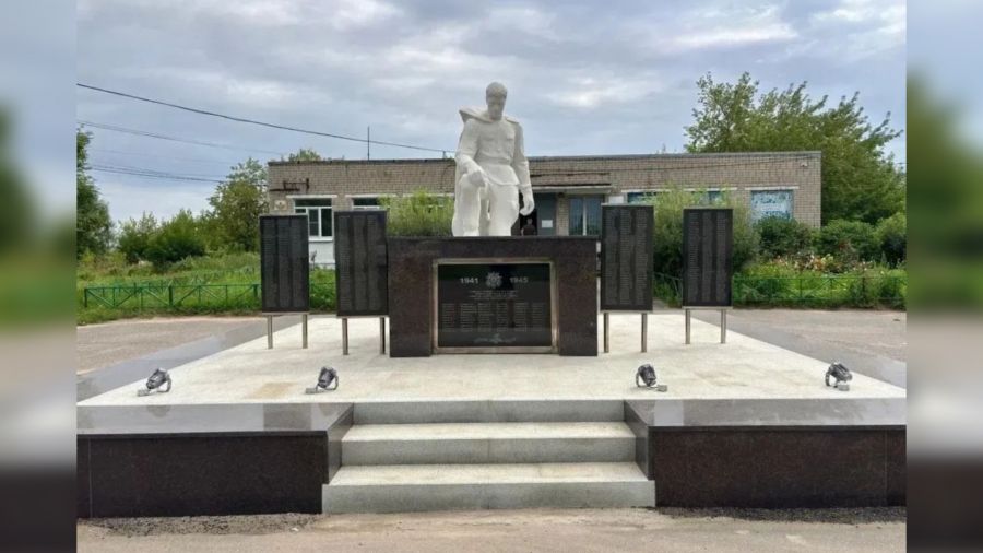В Ярославском округе отремонтировали мемориал в честь героев Великой Отечественной войны