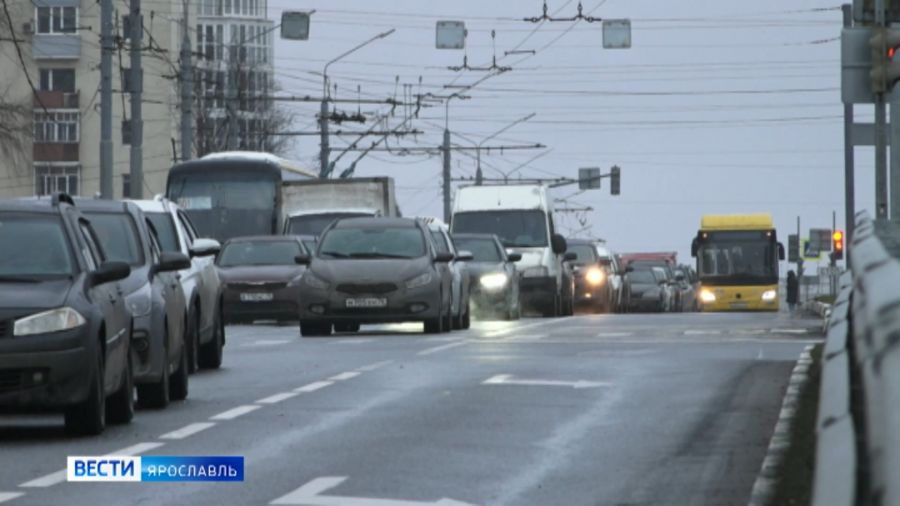 На выезде из Ярославля в сторону Москвы ввели ограничения движения