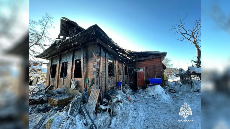 В Рыбинске при пожаре погибла пенсионерка