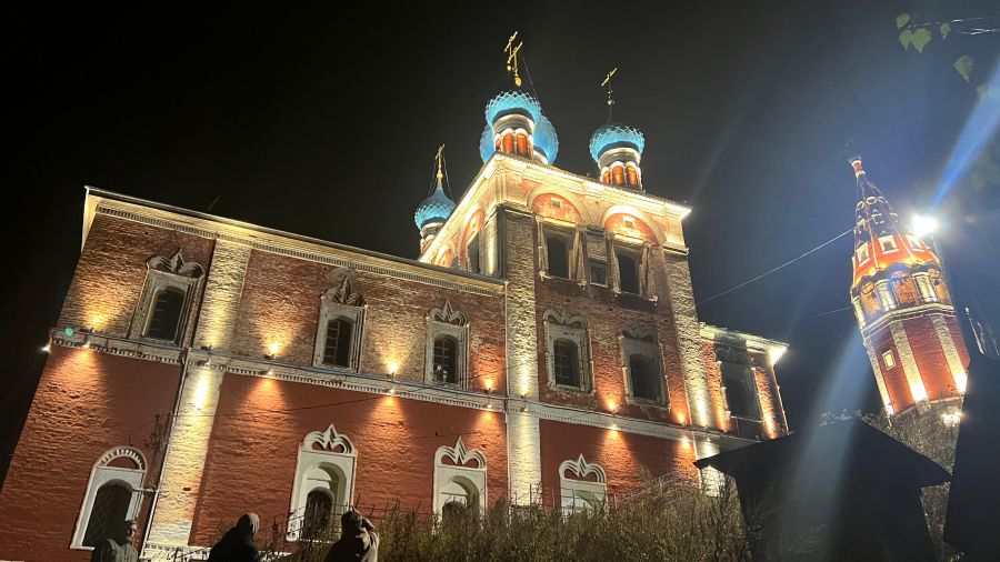 Пять храмов в Ярославской области украсила архитектурная подсветка