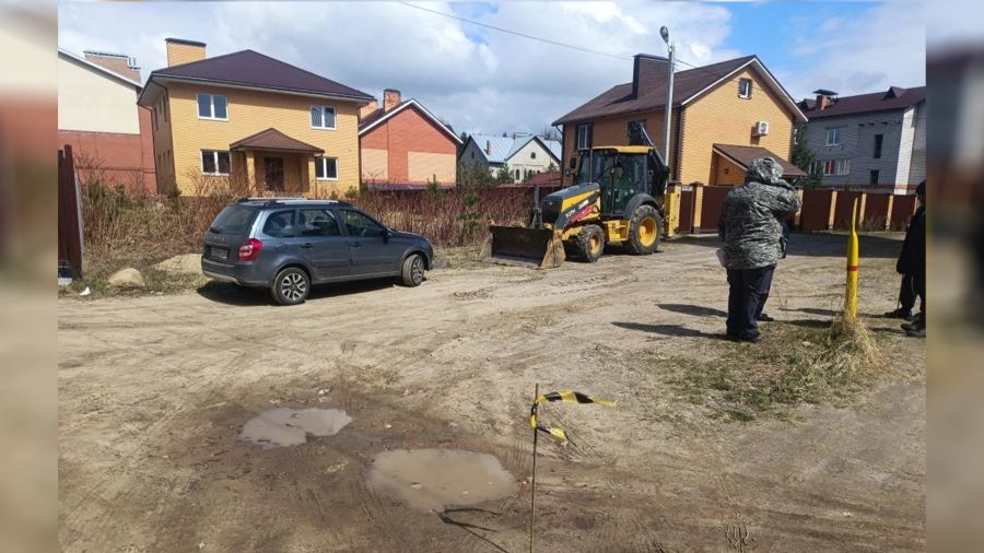 В деревне Полесье Ярославского округа началось благоустройство новой общественной территории