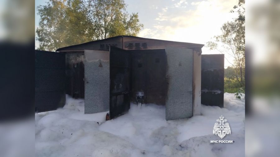 В Рыбинском округе сгорела трансформаторная подстанция