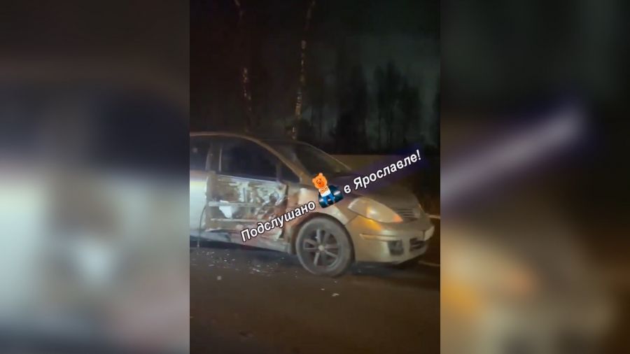 В Ярославле столкнулись два автомобиля