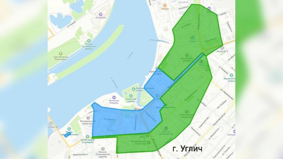 Власти показали схемы бесплатных парковок в Переславле, Ростове Великом и Угличе