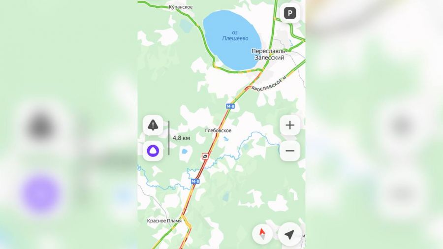 Водителей просят выбирать пути объезда при поездке в Ярославскую область из Москвы