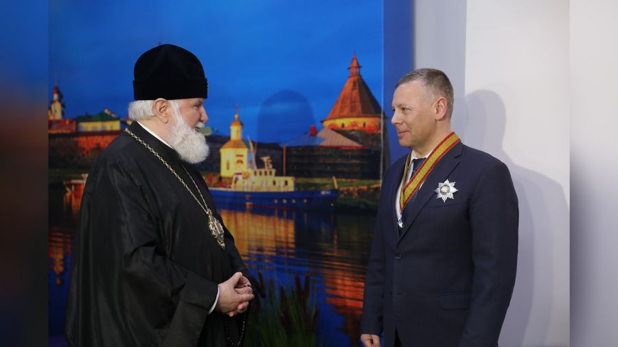 Ярославского губернатора Михаила Евраева отметили наградой Русской православной церкви