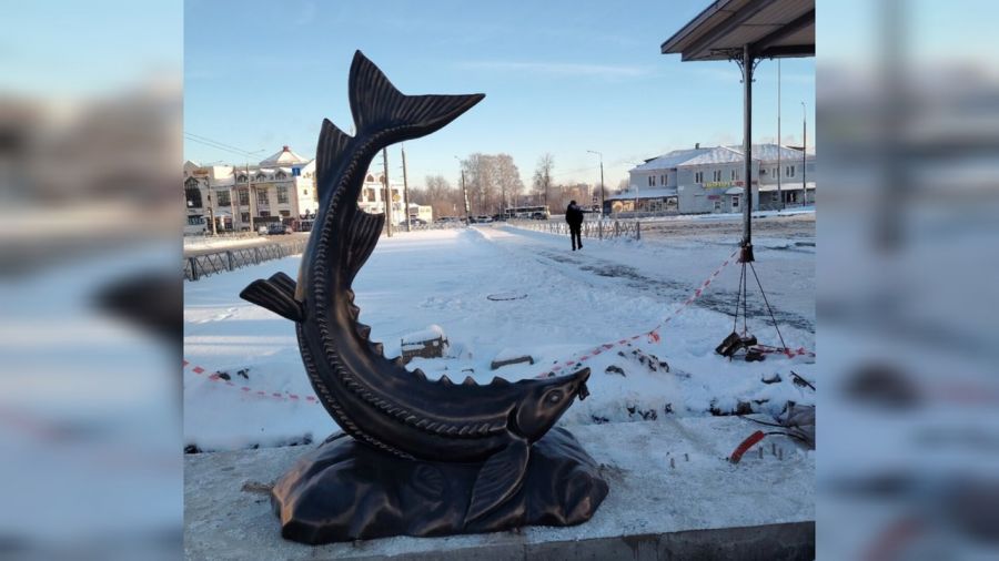 В Рыбинске начали устанавливать рыбок-навигаторов